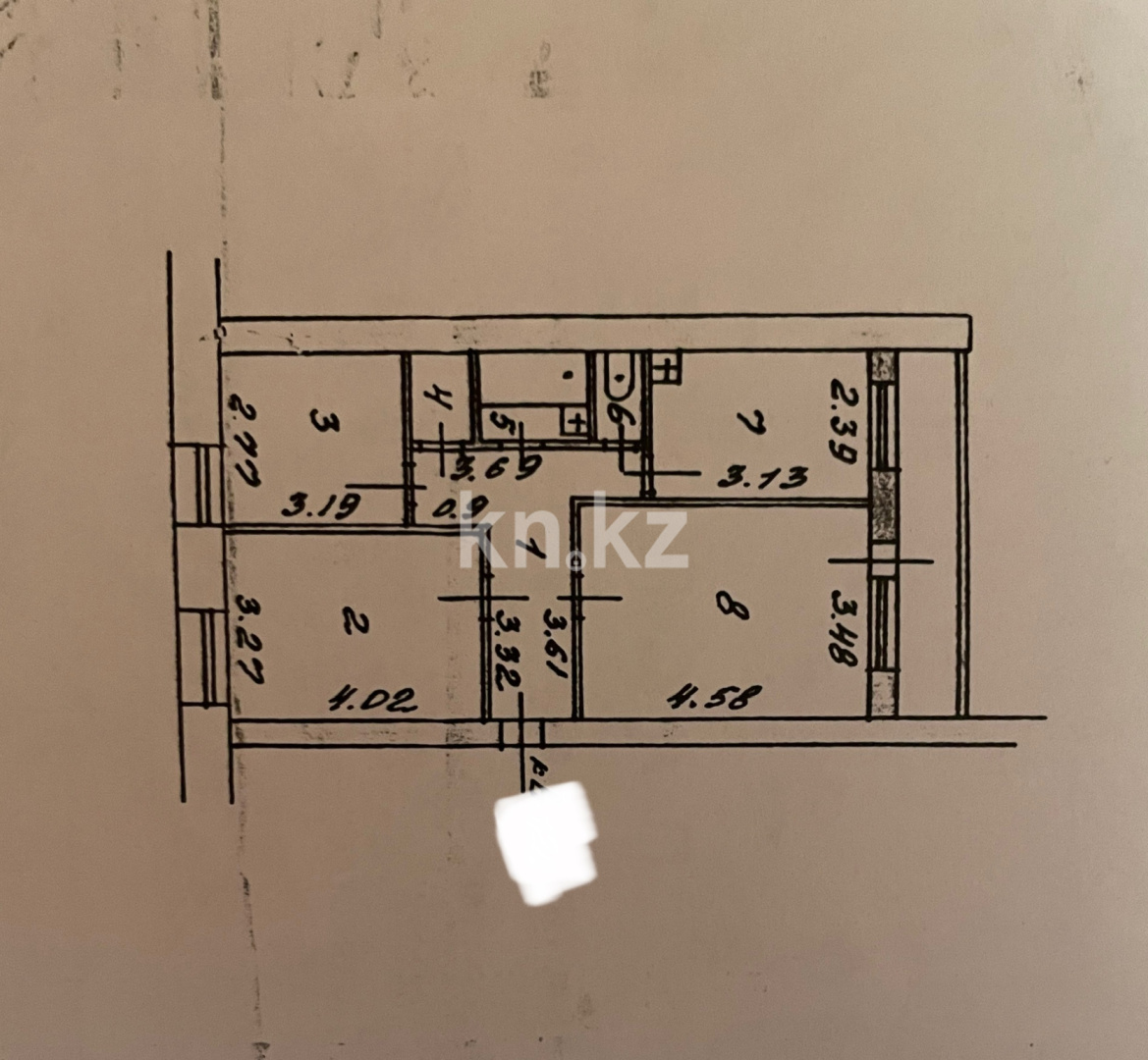 Продажа 3-комнатной квартиры, 63 м², ул. Бажова, дом  333/6 - Продажа  трехкомнатных квартир в Усть-Каменогорске фото 16 из 19