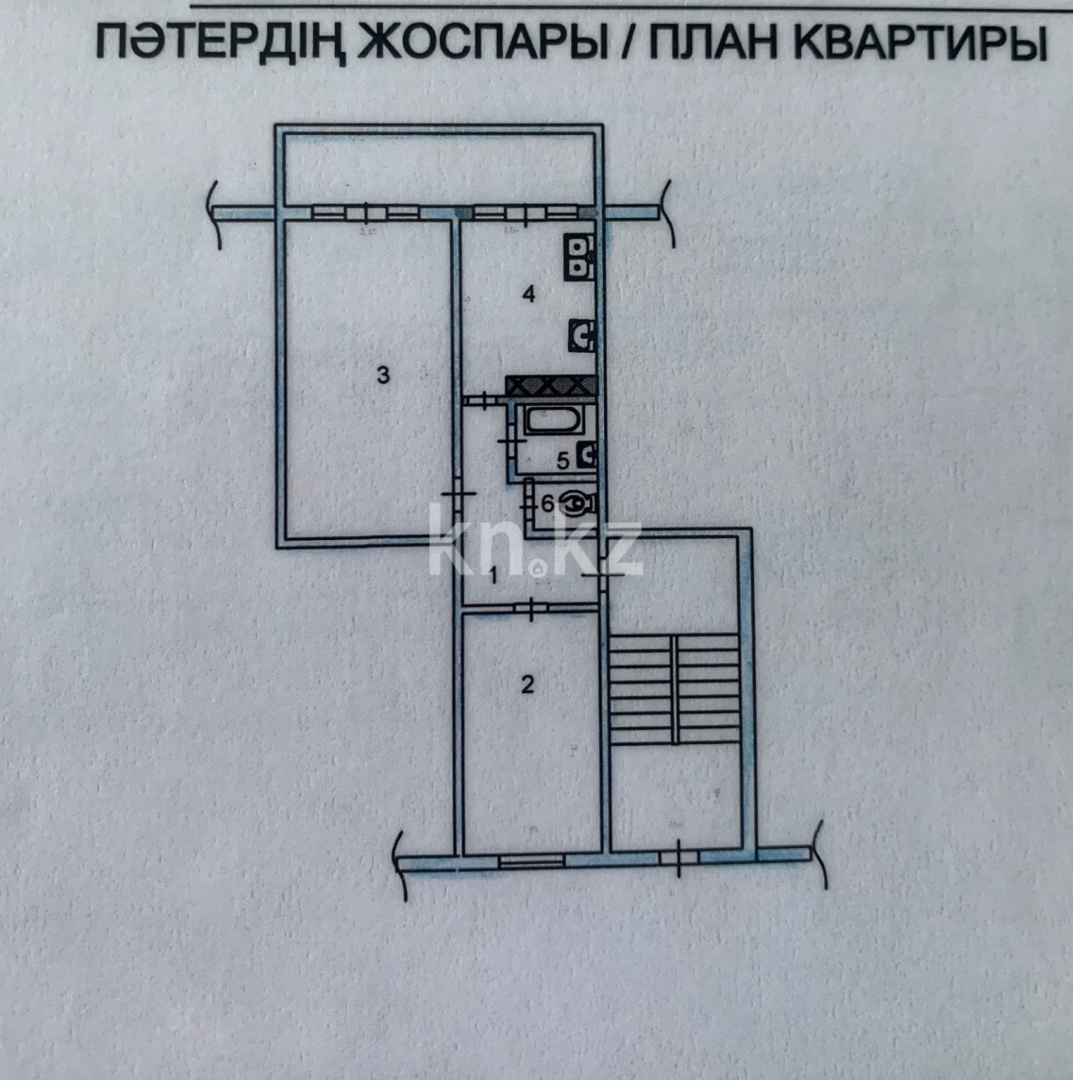 Продажа 2-комнатной квартиры, 53 м², мкр-н 12-й, дом  225б - Продажа квартир в Шымкенте фото 11 из 11