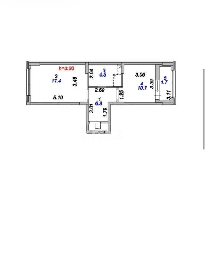 Продажа 1-комнатной квартиры, 40 м², пр. Туран, дом  39/2 стр в Астане - фото 4