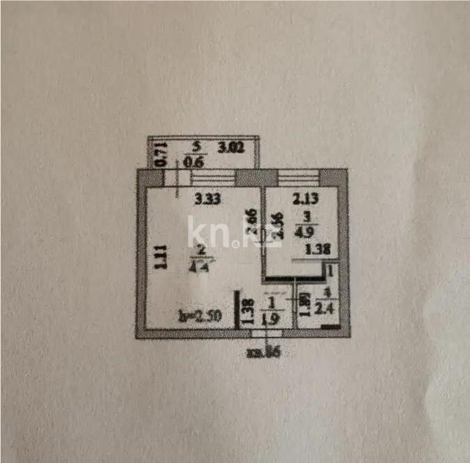 Продажа 1-комнатной квартиры, 22 м² в Астане - фото 3