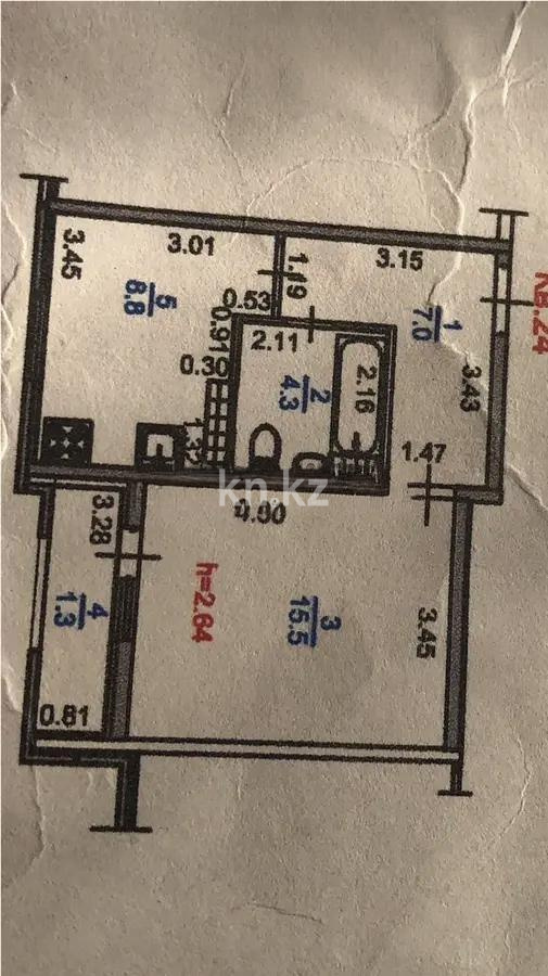 Продажа 1-комнатной квартиры, 37 м² в Алматы - фото 2