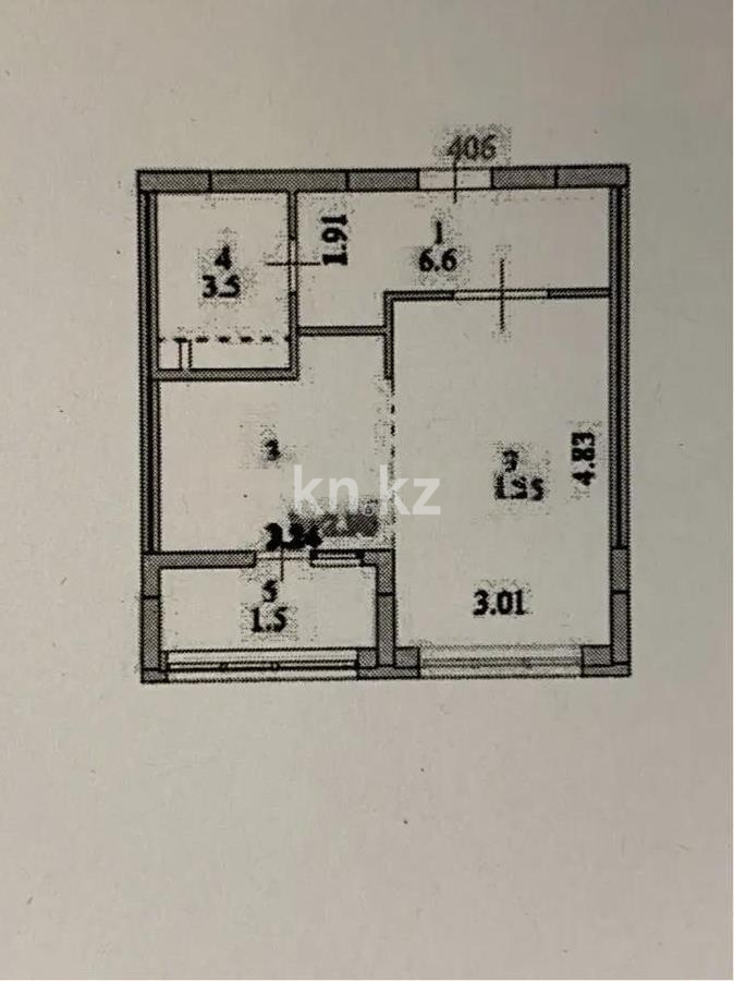 Продажа 1-комнатной квартиры, 34 м² - Продажа однокомнатных квартир в Казахстане - страница 2 фото 4 из 4