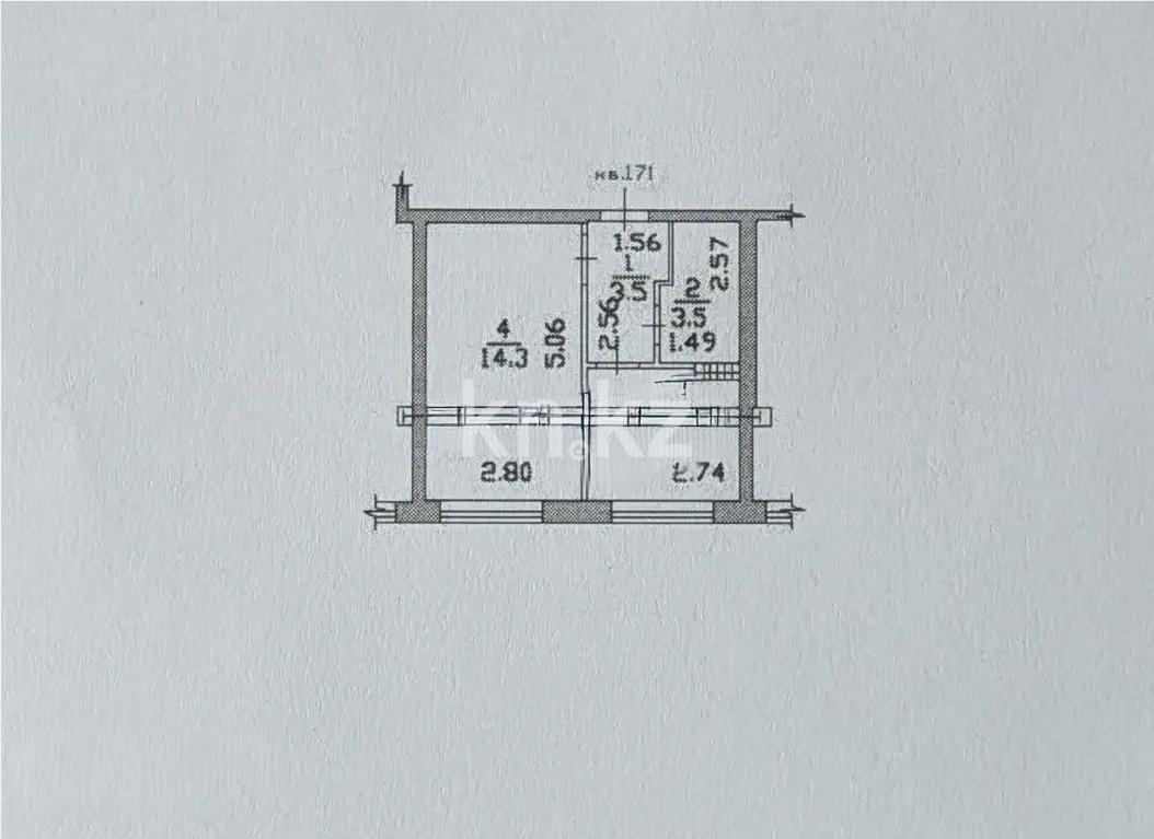 Продажа 1-комнатной квартиры, 27.8 м² в Алматы - фото 2