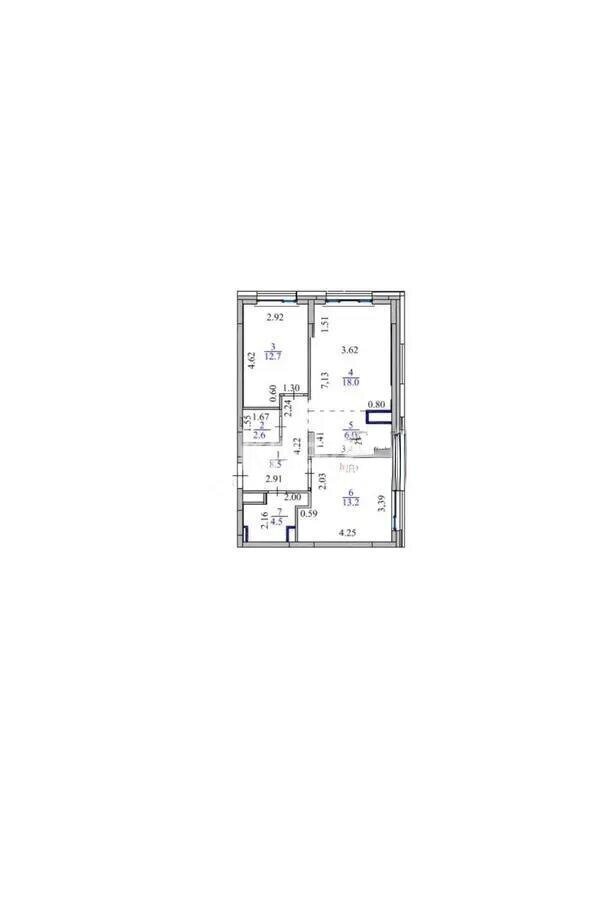Продажа 3-комнатной квартиры, 66 м² в Астане - фото 6