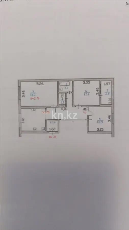 Продажа 3-комнатной квартиры, 75 м² в Алматы - фото 13