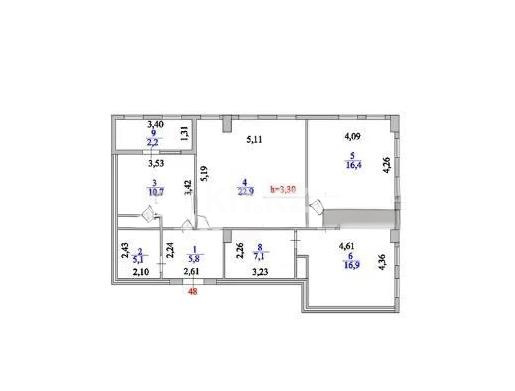 Продажа 3-комнатной квартиры, 91.7 м² - Продажа недвижимости в Астане - страница 29 фото 1 из 1