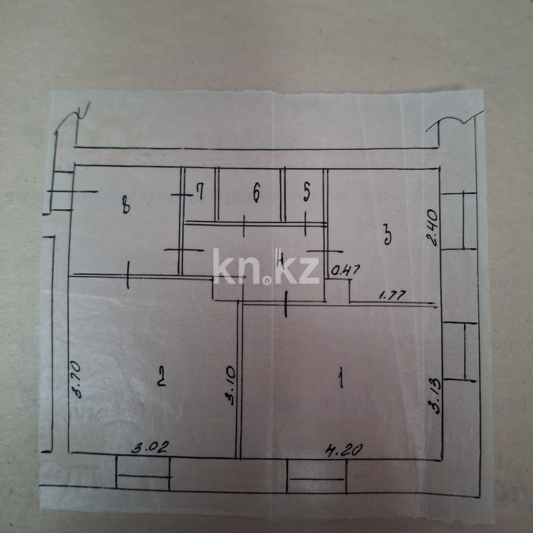 Продажа 2-комнатной квартиры, 44.55 м² - Продажа двухкомнатных квартир в Усть-Каменогорске фото 3 из 19