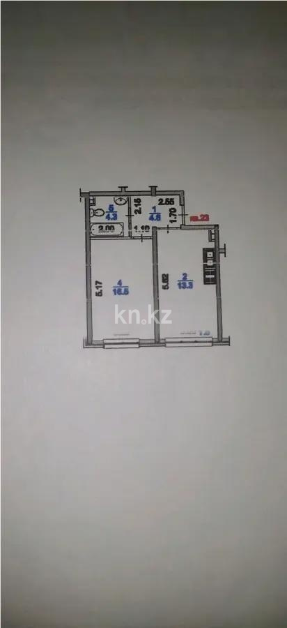 Продажа 1-комнатной квартиры, 40 м² - Продажа квартир в Турксибском р-не Алматы фото 5 из 5