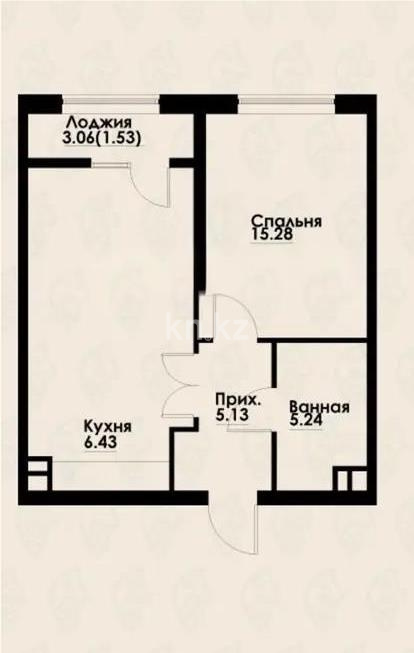Продажа 2-комнатной квартиры, 48.62 м², ул. Макатаева, дом  129/1 в Алматы