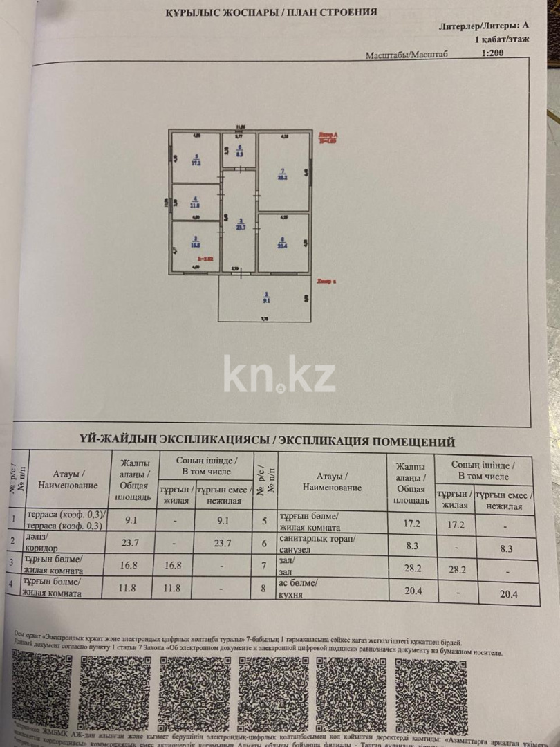 Продажа 4-комнатного дома, 135 м² - Продажа домов, коттеджей в Алматинской области фото 3 из 4