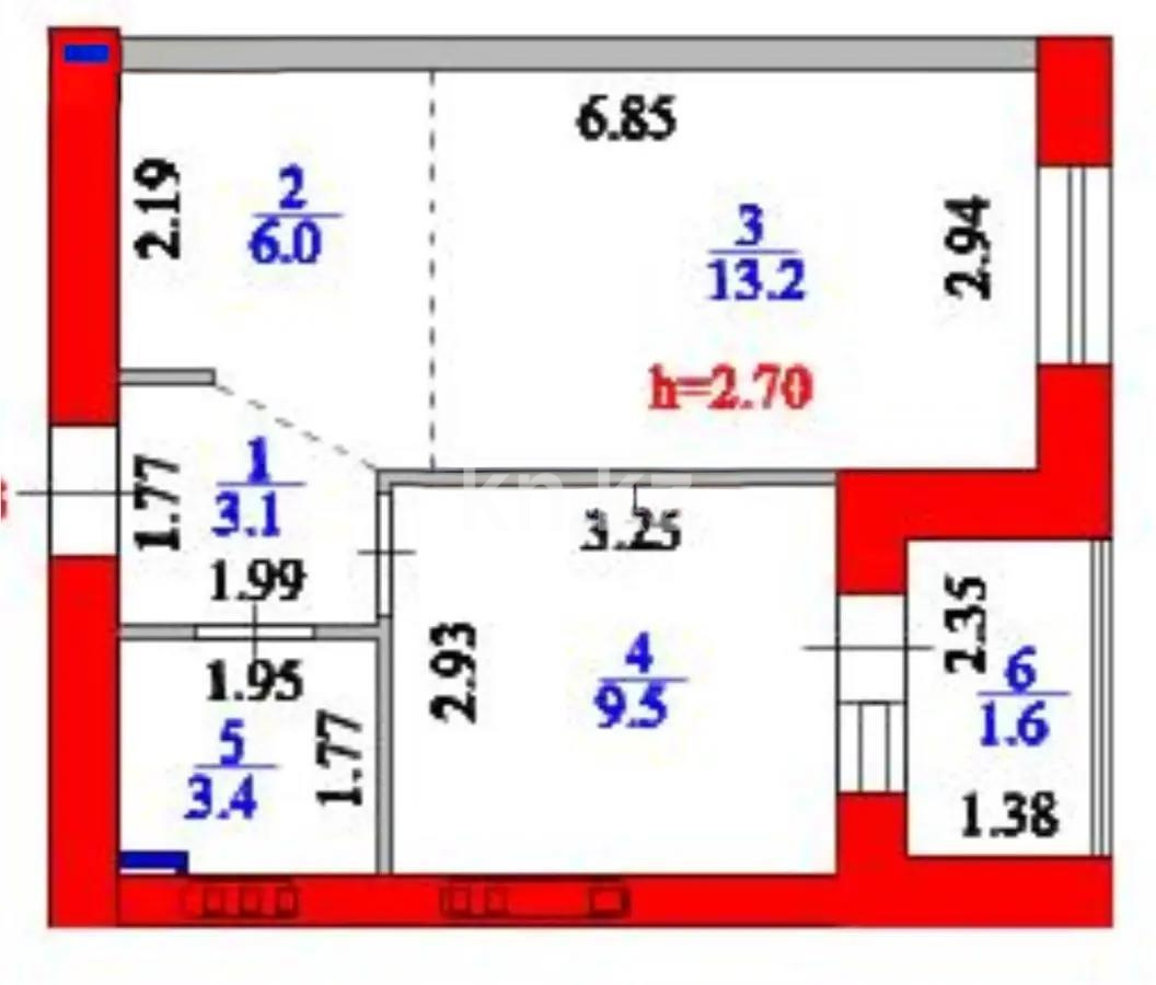 Продажа 2-комнатной квартиры, 38 м² в Астане - фото 5