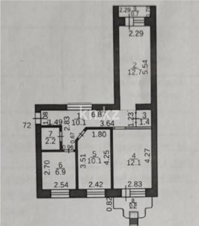 Продажа 3-комнатной квартиры, 57 м² - Продажа трехкомнатных квартир в Караганде фото 7 из 7