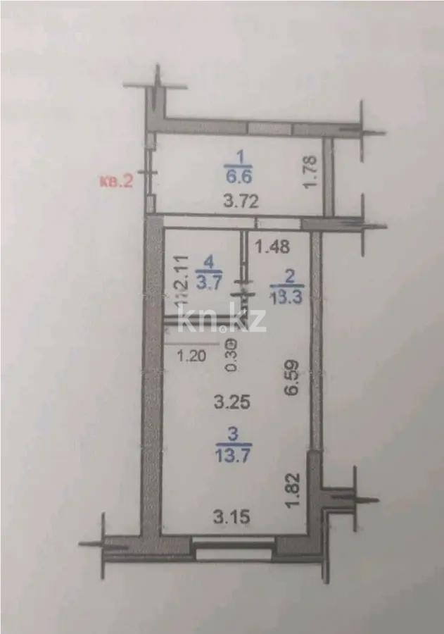 Продажа 1-комнатной квартиры, 27 м² - Продажа квартир в Наурызбайском р-не Алматы фото 1 из 1