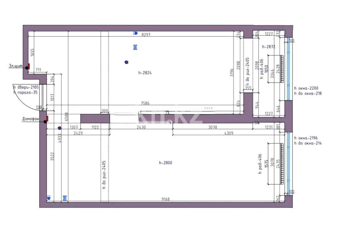 Продажа 2-комнатной квартиры, 59.5 м², ул. Навои, дом  200 в Алматы - фото 5