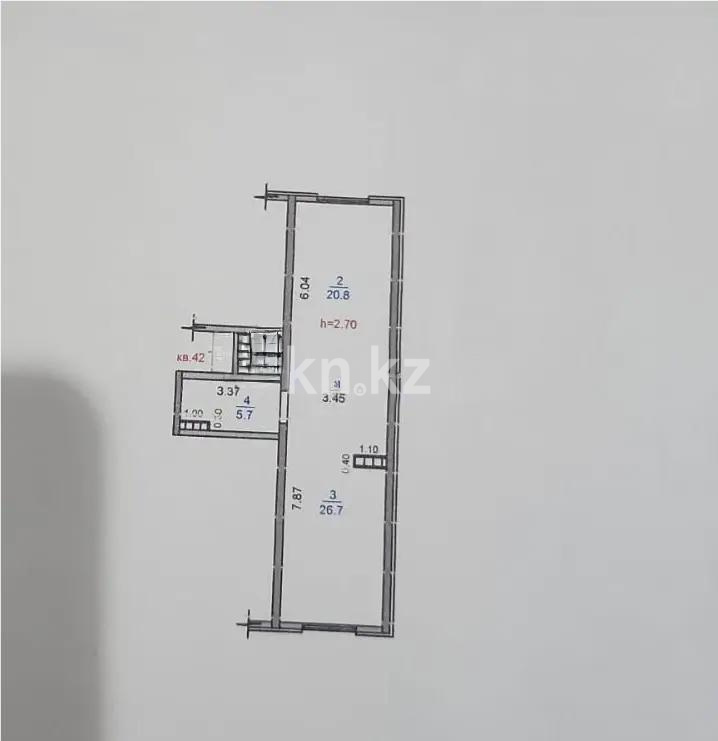 Продажа 2-комнатной квартиры, 56.2 м² - Продажа квартир в новостройках Алматы - страница 3 фото 1 из 1