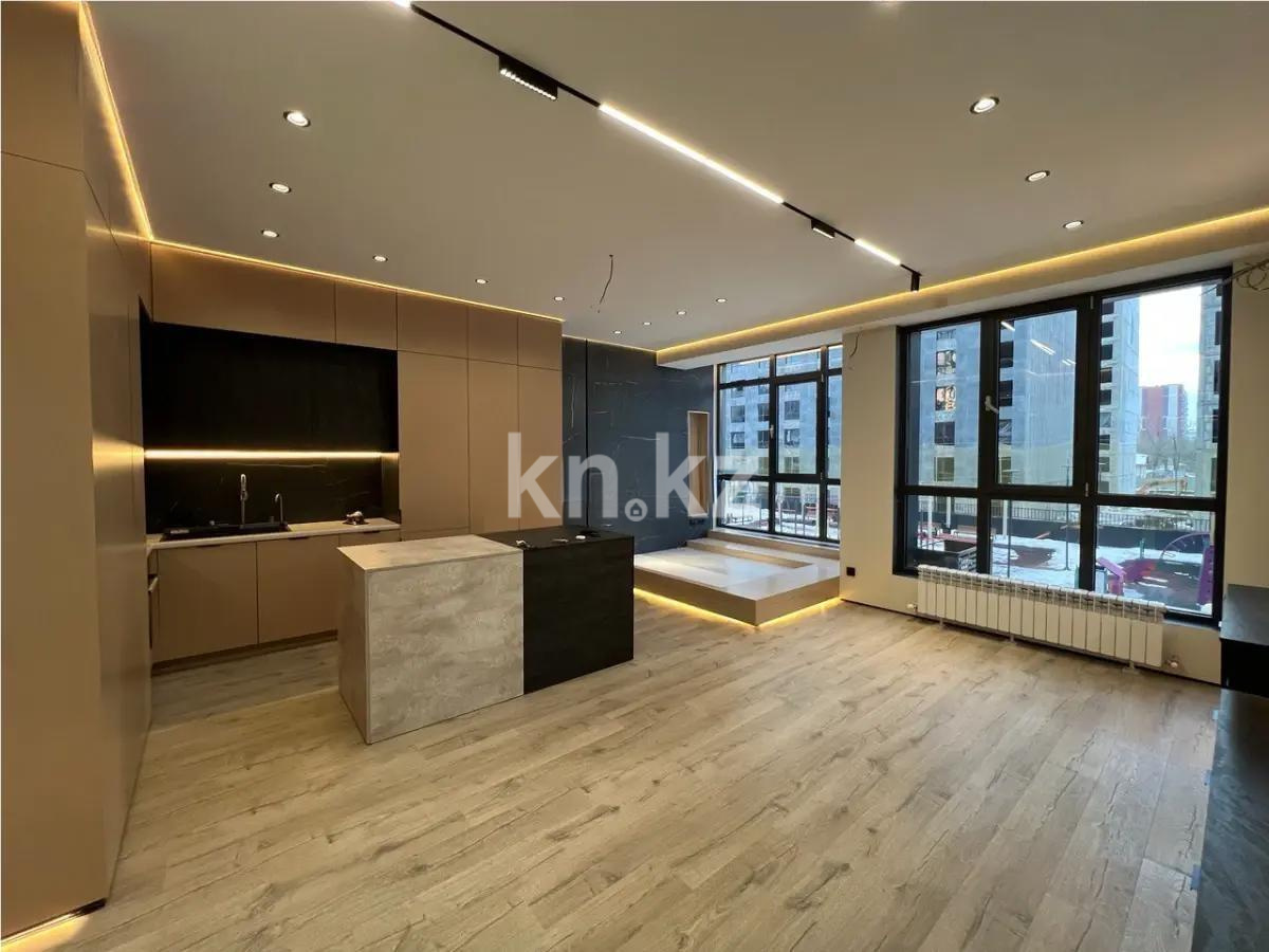 Продажа 1-комнатной квартиры, 46 м², ул. Журавлева, дом  26 - Продажа  однокомнатных квартир в новостройках Алматы с фото фото 1 из 5