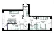 Продажа 2-комнатной квартиры, 73 м² - Недвижимость в Казахстане - страница 14 фото 4 из 4