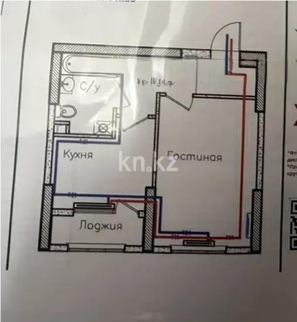 Продажа 1-комнатной квартиры, 37.5 м², ул. Толе би, дом  290/1 в Алматы - фото 3