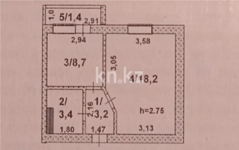 Продажа 1-комнатной квартиры, 35 м², ул. Лесная поляна, дом  42 - Продажа квартир в Астане без посредников с фото фото 1 из 1