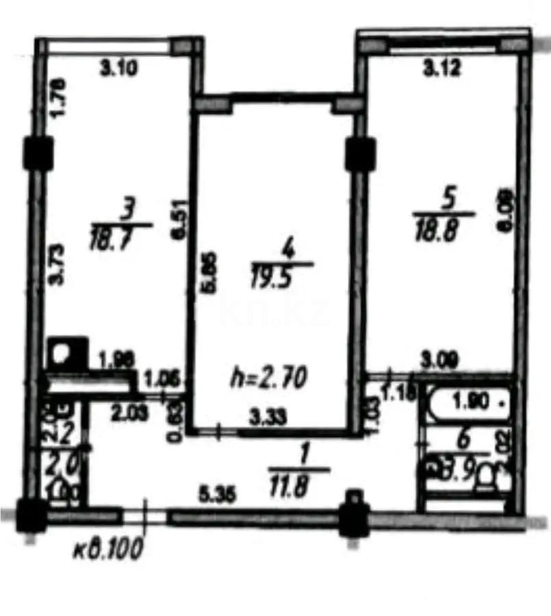 Продажа 3-комнатной квартиры, 75 м² - Продажа квартир в Алматы - страница 8 фото 6 из 6