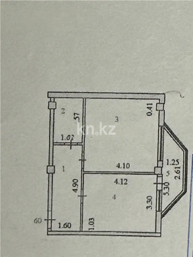 Продажа 1-комнатной квартиры, 43.4 м², ул. Армандастар, дом  2/3 - Продажа  однокомнатных квартир в Астане без посредников с фото фото 7 из 7