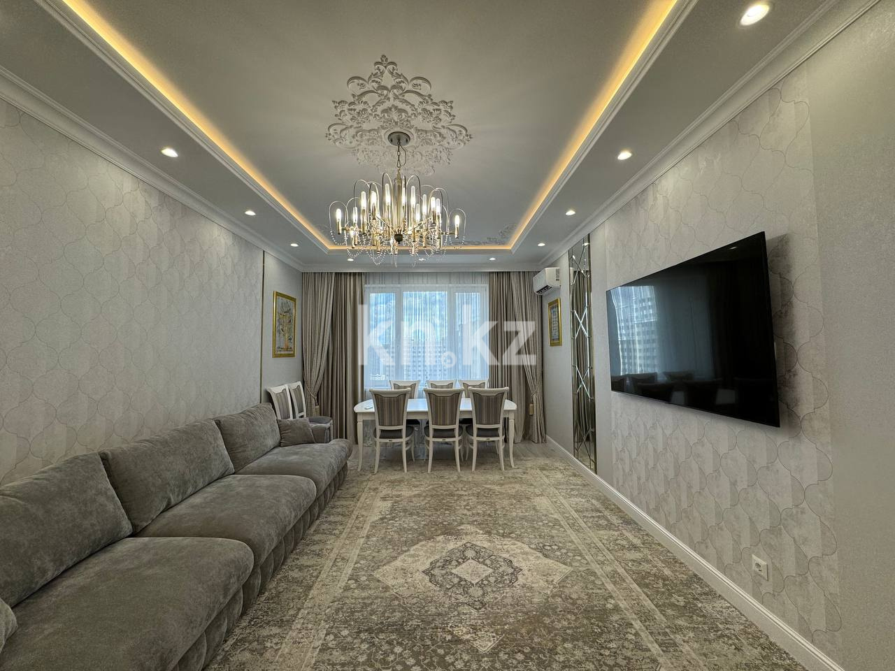 Аренда 3-комнатной квартиры, 99 м², ул. Туркестан, дом  28а - ул. Бухар жырау - Аренда квартиры помесячно в Астане фото 1 из 40