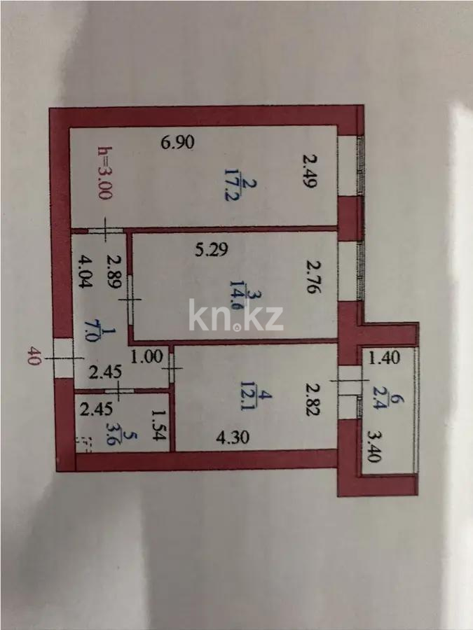 Продажа 2-комнатной квартиры, 60 м², ул. Айтматова, дом  60 - Продажа  двухкомнатных квартир в новостройках Астаны фото 6 из 6
