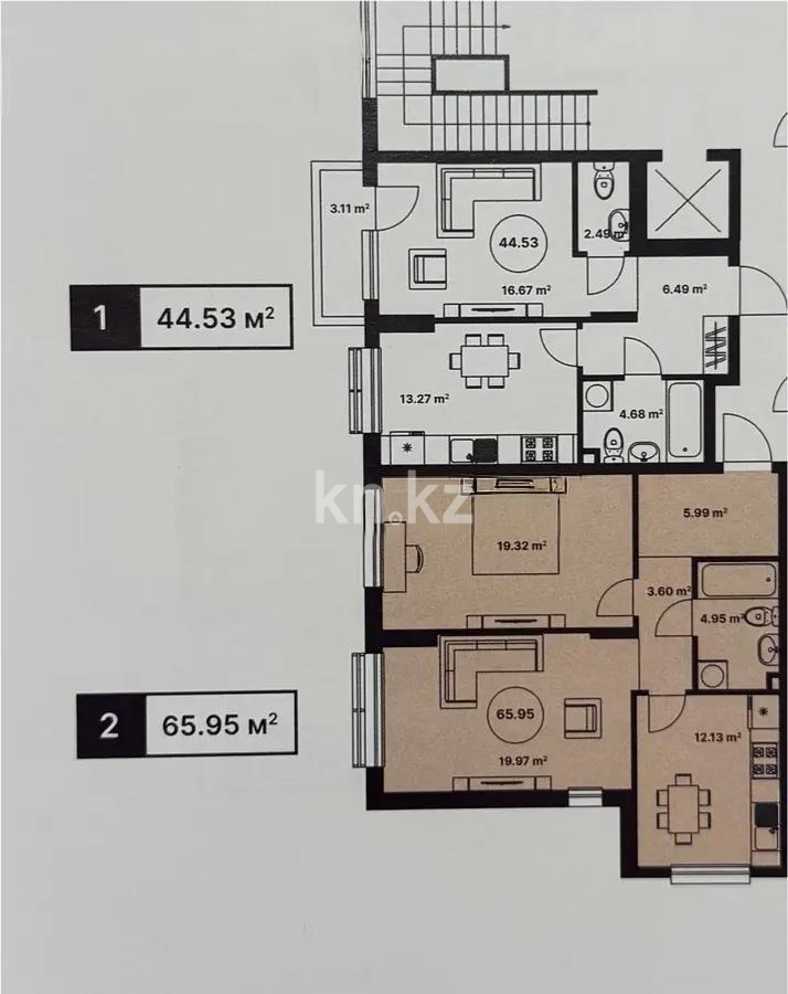 Продажа 4-комнатной квартиры, 110.48 м², ул. Сейдимбека, дом  102 стр - Продажа  четырехкомнатных квартир в Алматы с фото фото 1 из 1