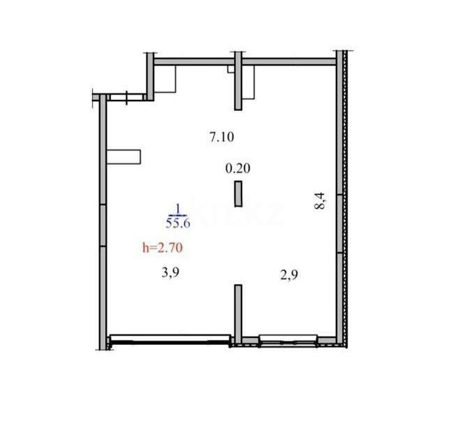 Продажа 2-комнатной квартиры, 55.6 м², ул. Утепова, дом  31 - Продажа  двухкомнатных квартир в Алматы без посредников фото 2 из 2