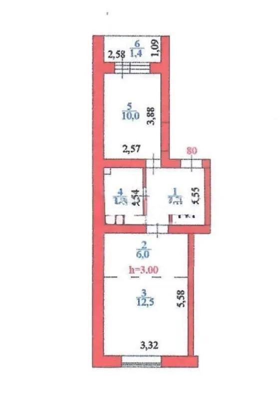 Продажа 2-комнатной квартиры, 41.1 м², ул. Дауылпаз, дом  7/2 - Продажа квартир в новостройках Астаны фото 5 из 5