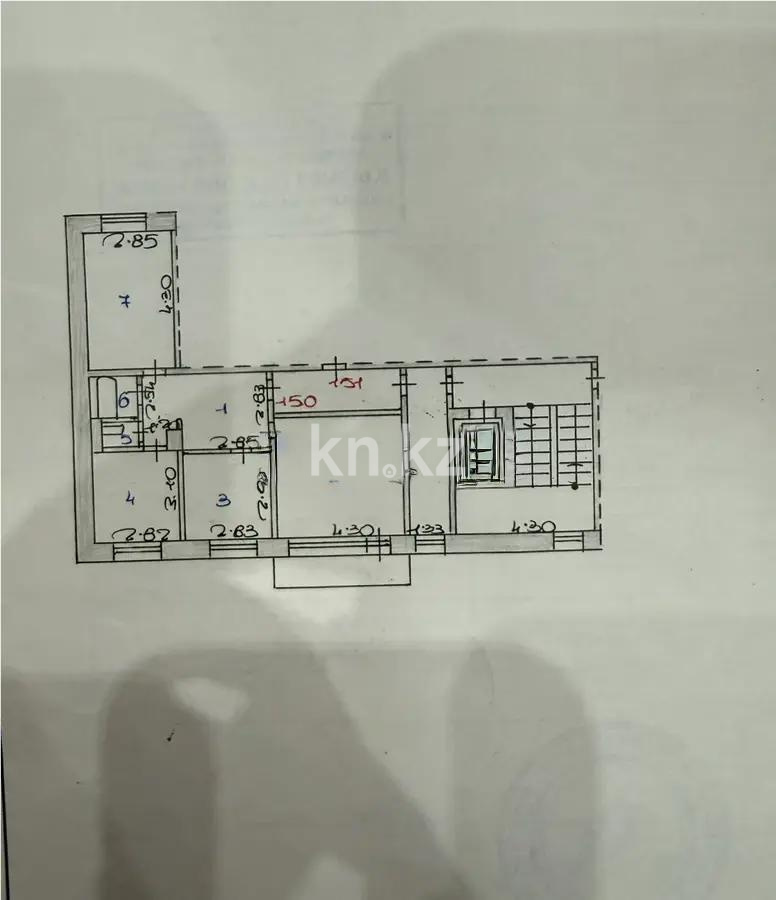 Продажа 3-комнатной квартиры, 61 м², мкр. Степной-3, дом  8 в Караганде - фото 8