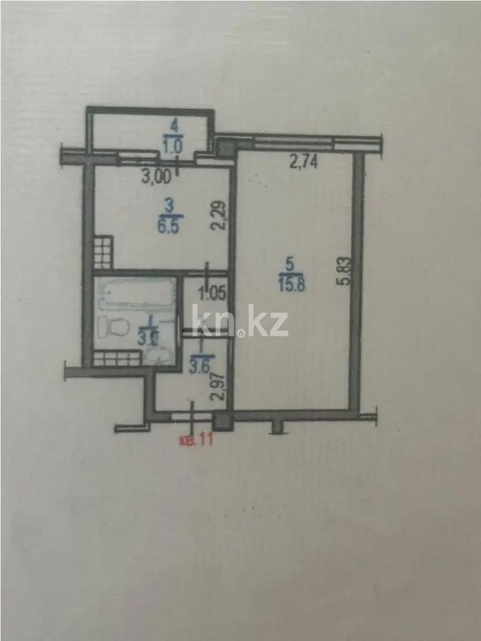 Продажа 1-комнатной квартиры, 30 м² в Алматы