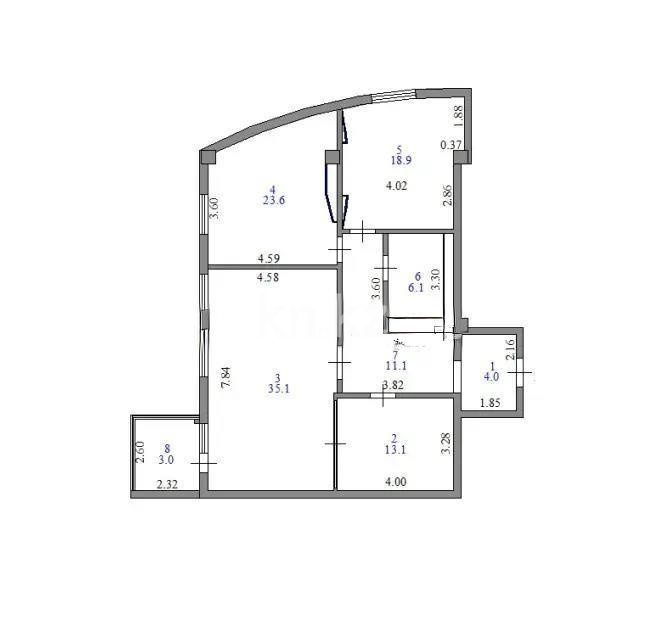 Продажа 3-комнатной квартиры, 114.9 м² в Астане - фото 6