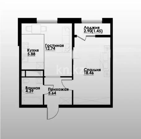 Продажа 2-комнатной квартиры, 49 м² - Продажа квартир в Казахстане - страница 31 фото 1 из 1