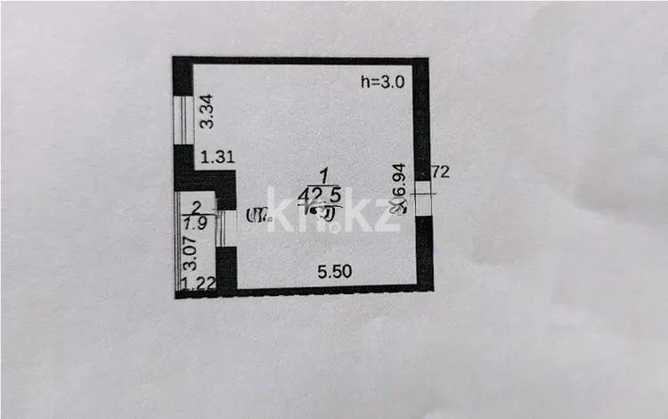 Продажа 1-комнатной квартиры, 44 м², ул. Муканова, дом  55/2 - Продажа  однокомнатных квартир в новостройках Караганды без посредников фото 1 из 1
