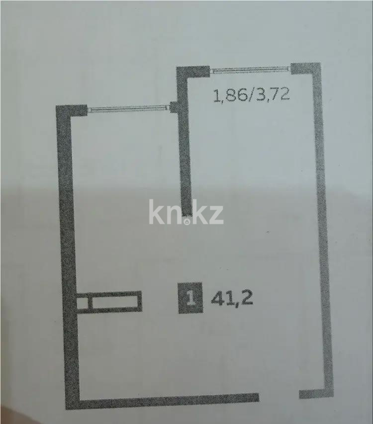 Продажа 2-комнатной квартиры, 41.2 м² - Продажа квартир в новостройках Алматы без посредников - страница 21 фото 1 из 1