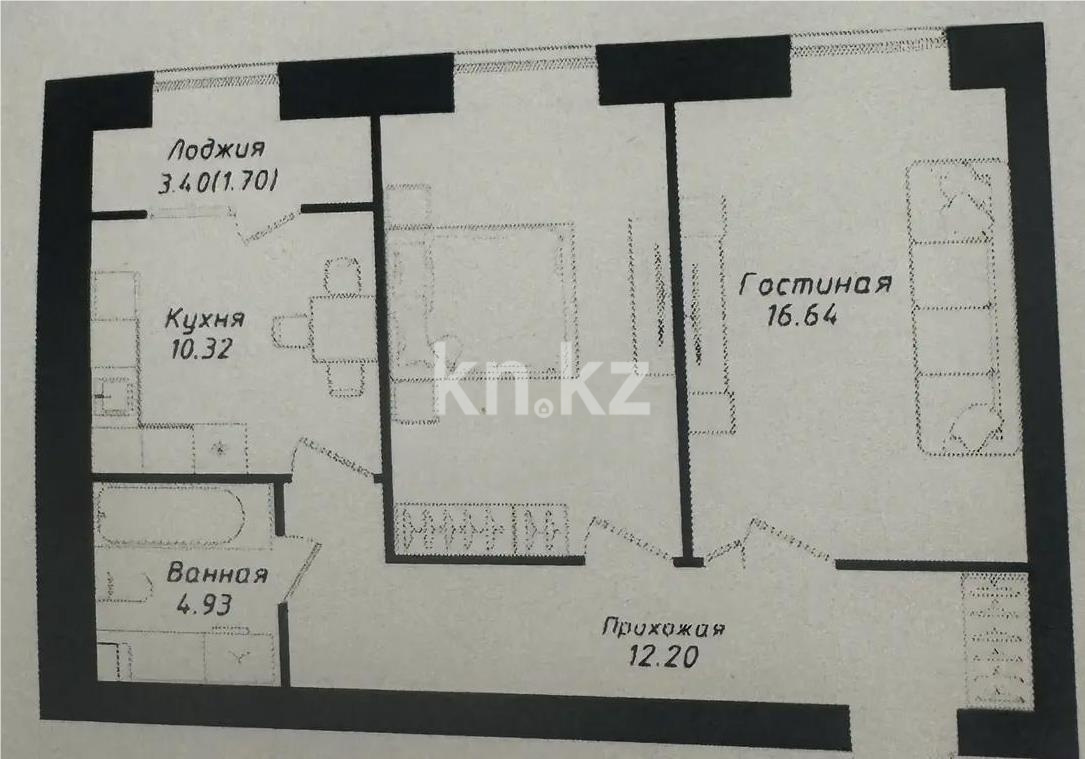 Продажа 2-комнатной квартиры, 61.39 м² - Продажа квартир в р-не Нура Астаны - страница 59 фото 1 из 1