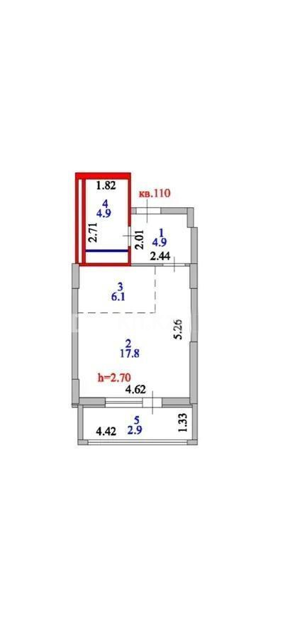 Продажа 1-комнатной квартиры, 36.6 м², ул. Косшыгулулы, дом  4 - Продажа  однокомнатных квартир в Астане фото 1 из 1