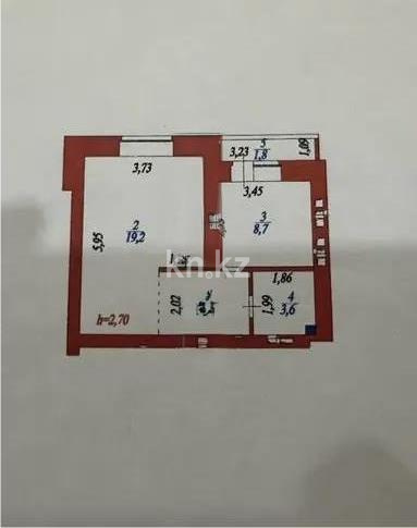 Продажа 2-комнатной квартиры, 39.2 м² в Астане - фото 5