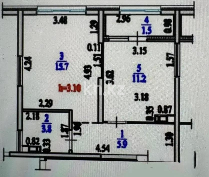 Продажа 1-комнатной квартиры, 38.1 м² в Алматы - фото 5