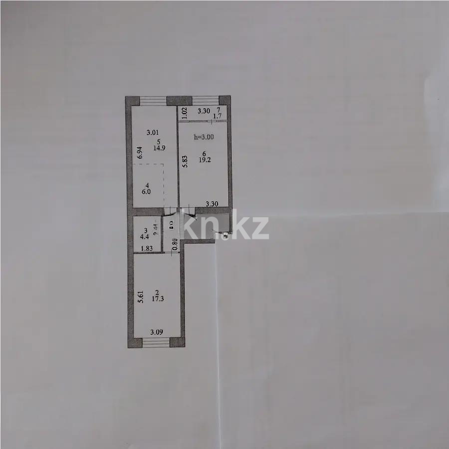 Продажа 3-комнатной квартиры, 70 м², ул. Е-15, дом  3 в Астане - фото 3