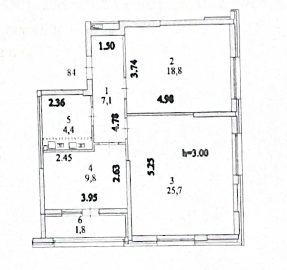 Продажа 2-комнатной квартиры, 68 м², пр. Туран, дом  52/2 - Продажа квартир в новостройках Астаны без посредников фото 1 из 1