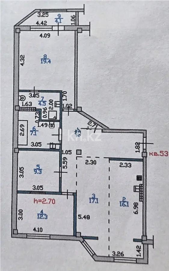 Продажа 4-комнатной квартиры, 108.5 м² - Продажа квартир в Алматы - страница 4 фото 6 из 6