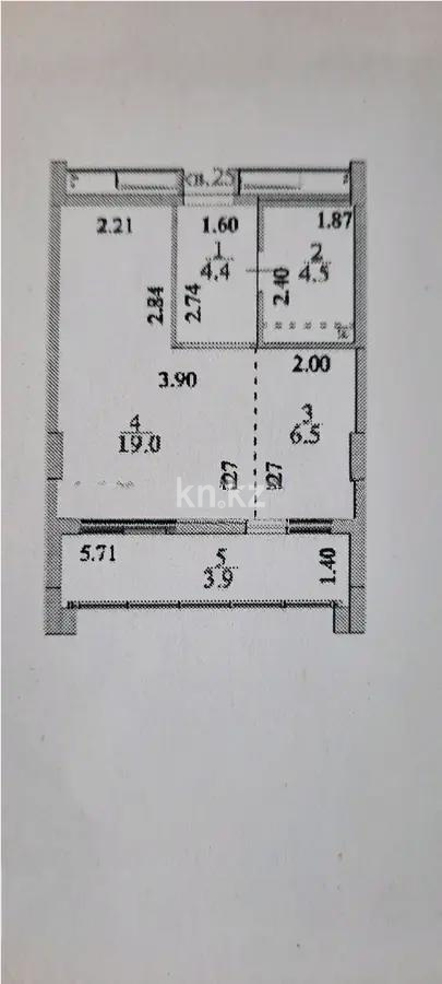 Продажа 1-комнатной квартиры, 38.3 м², ул. Жошы хана, дом  7 - Продажа  однокомнатных квартир в Астане без посредников с фото фото 2 из 2