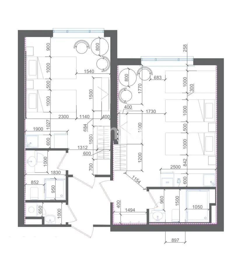 Продажа 2-комнатной квартиры, 65 м² в Алматы - фото 2
