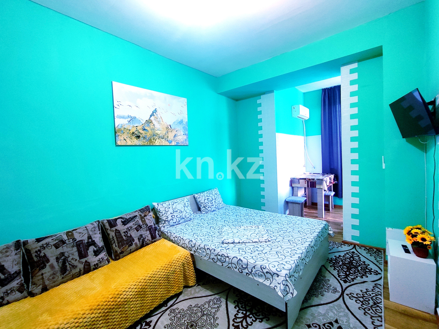 Аренда 1-комнатной квартиры посуточно, 30 м², мкр-н Аксай-1а, дом  30а - ул. Яссауи - Аренда  однокомнатных квартир посуточно в Алматы с фото фото 1 из 5