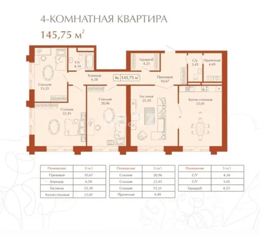 Продажа 4-комнатной квартиры, 145 м² - Продажа квартир в Караганде - страница 17 фото 2 из 2