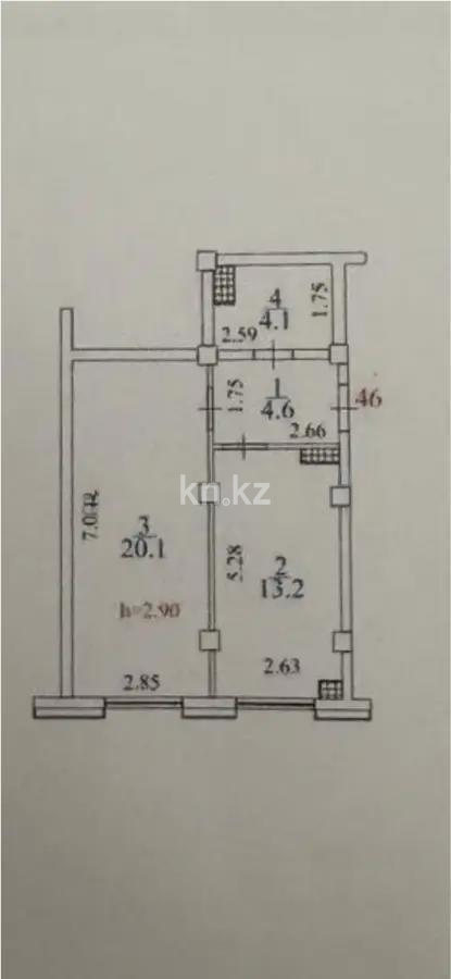 Продажа 1-комнатной квартиры, 42 м² - Продажа недвижимости в Алматы - страница 10 фото 1 из 1