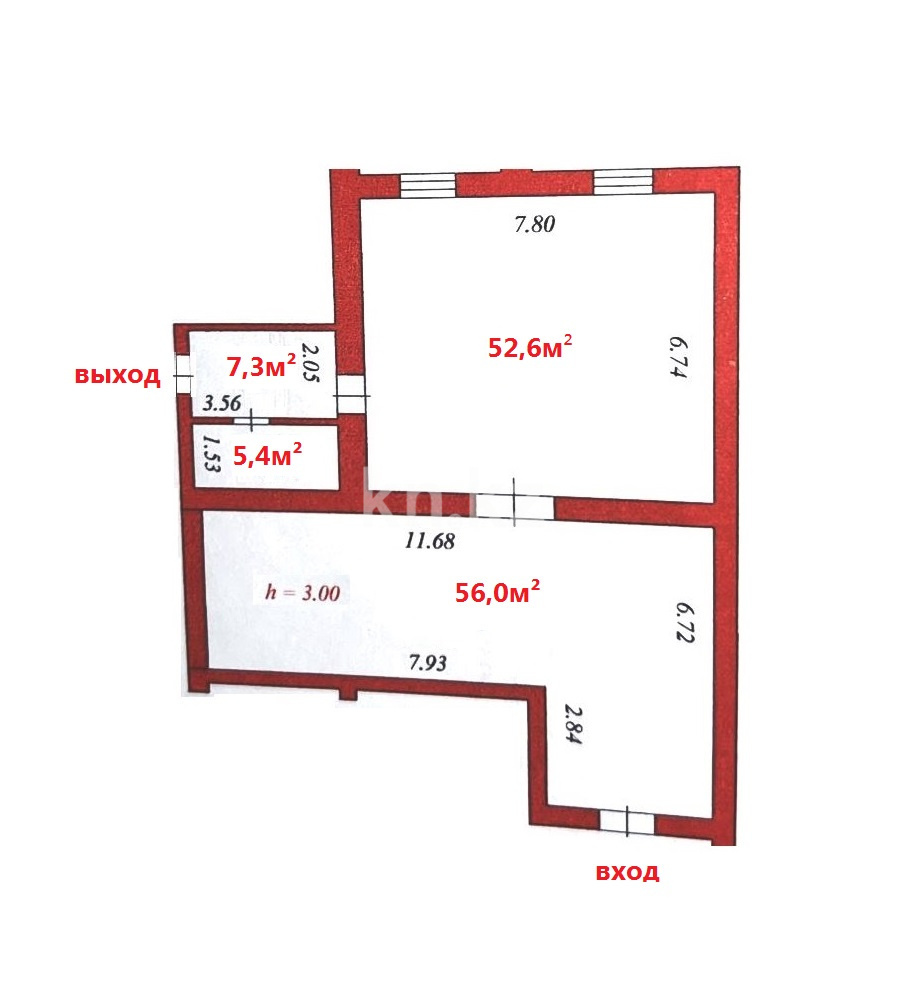 Продажа , 120 м², ул. Косшыгулулы, дом  7 - Продажа офисных и торговых помещений в Астане фото 1 из 23