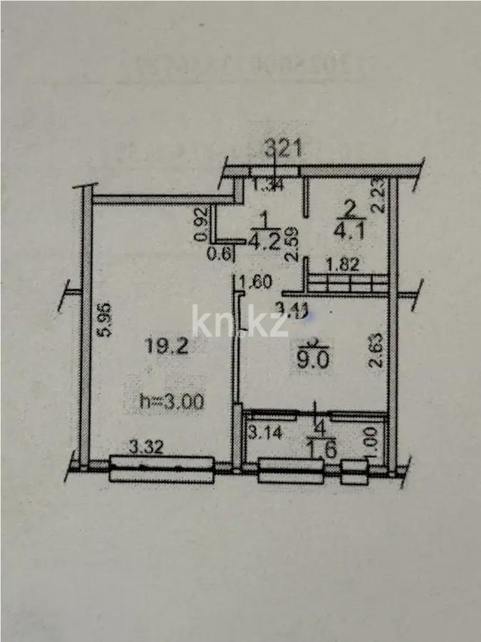 Продажа 1-комнатной квартиры, 38.1 м² - Продажа  однокомнатных квартир в новостройках Алматы с фото фото 3 из 3